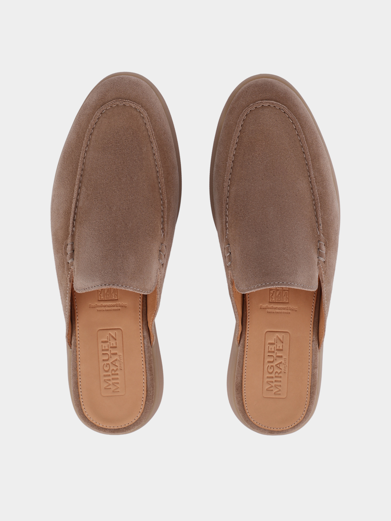 Чоловічі сабо замшеві бежеві модель 5101D-101-366 Фото