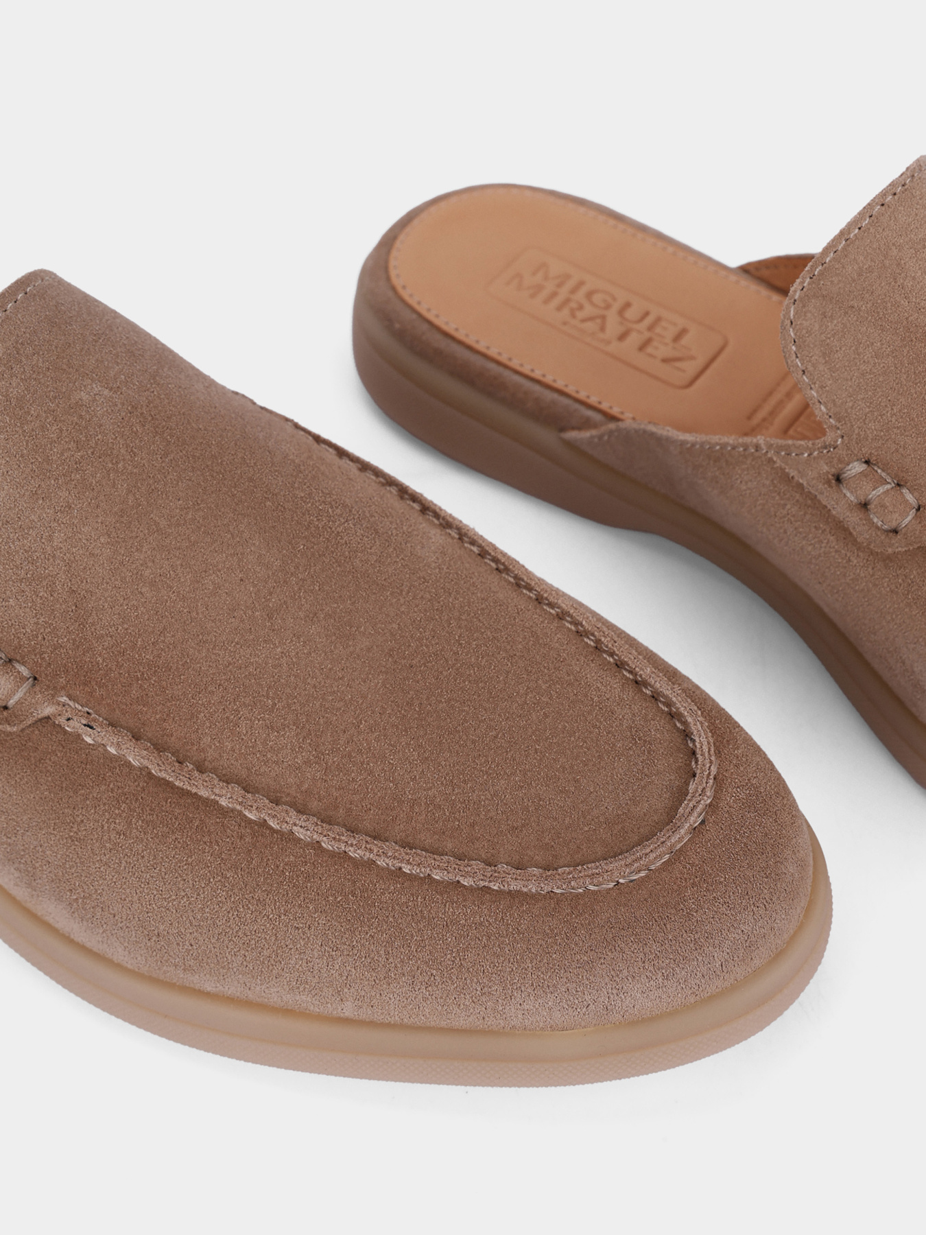 Чоловічі сабо замшеві бежеві модель 5101D-101-366 Фото