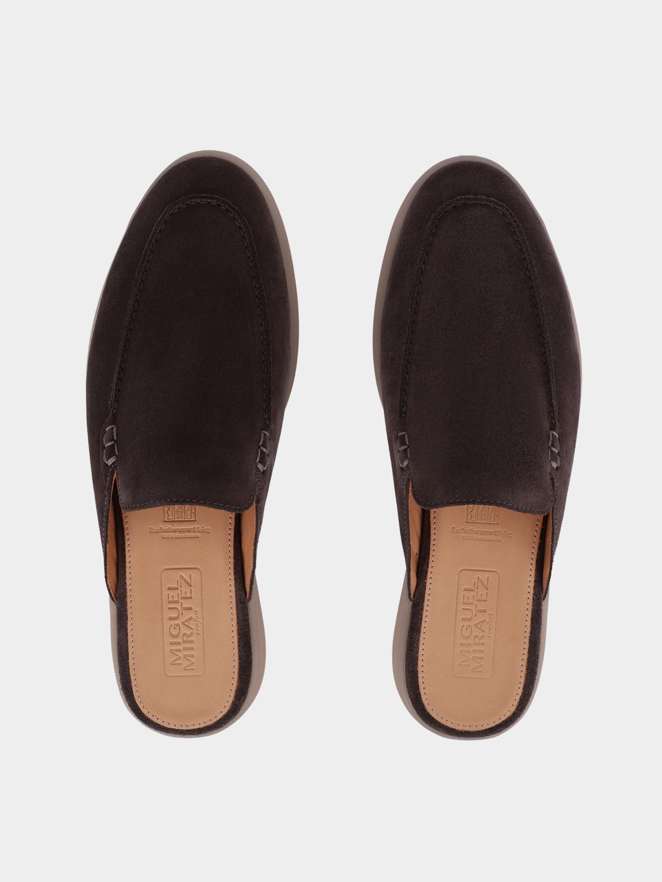 Чоловічі замшеві сабо сірі модель 5101D-101-372 Чоловічі замшеві сабо сірі модель 5101D-101-372 Фото