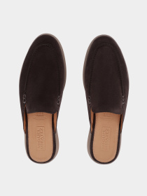 Чоловічі замшеві сабо сірі модель 5101D-101-372 Чоловічі замшеві сабо сірі модель 5101D-101-372 Фото