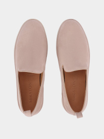 Мужские слипоны замшевые бежевые модель BA33-6509 Фото