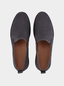 Мужские слипоны из нубука серые модель 651B-98-M111 Мужские слипоны из нубука серые модель 651B-98-M111 Фото