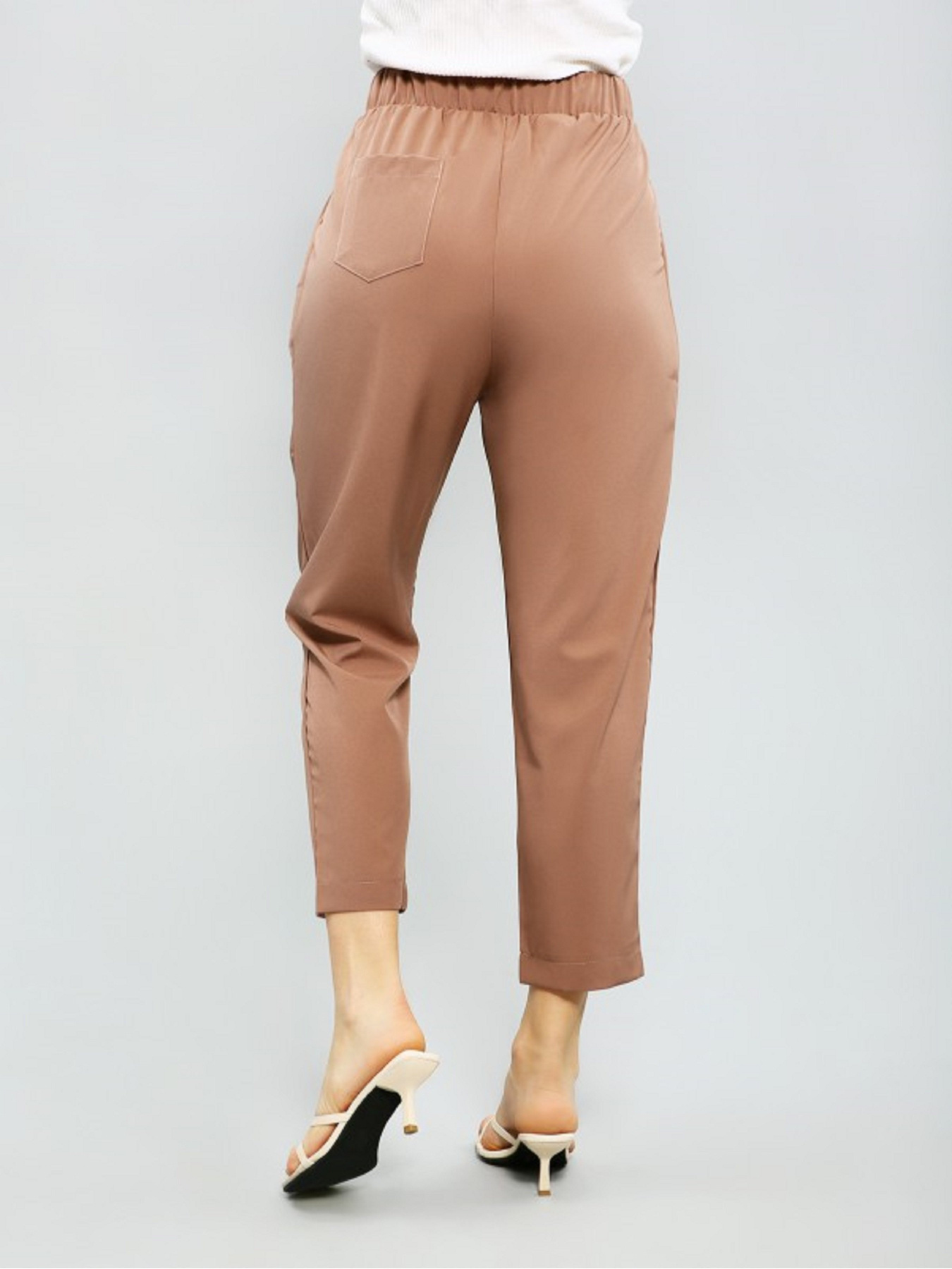 Брюки повседневные ISSA Plus модель 11600_светло_коричневый Фото