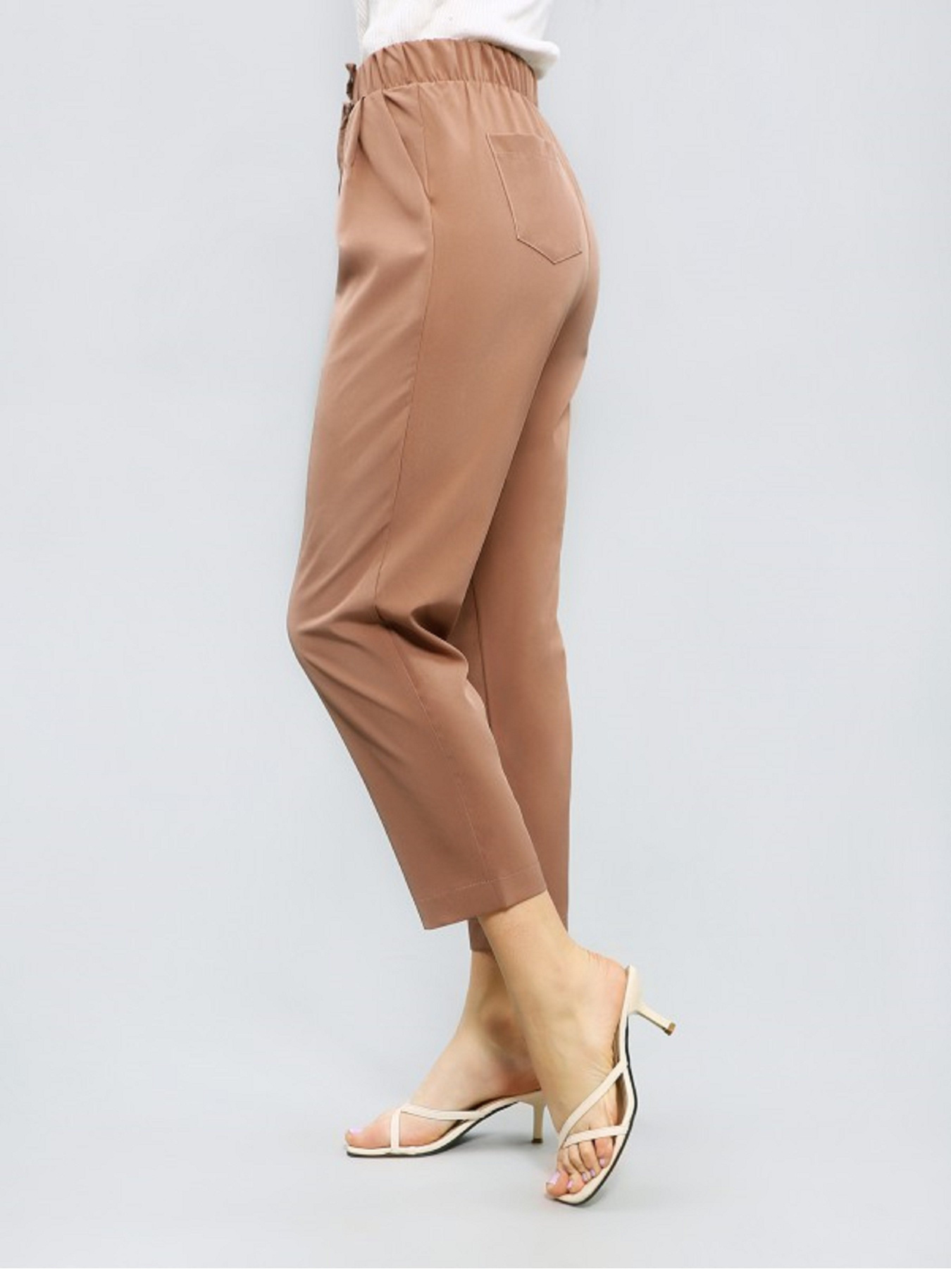 Повседневные штаны ISSA Plus модель 11600_светло_коричневый Фото