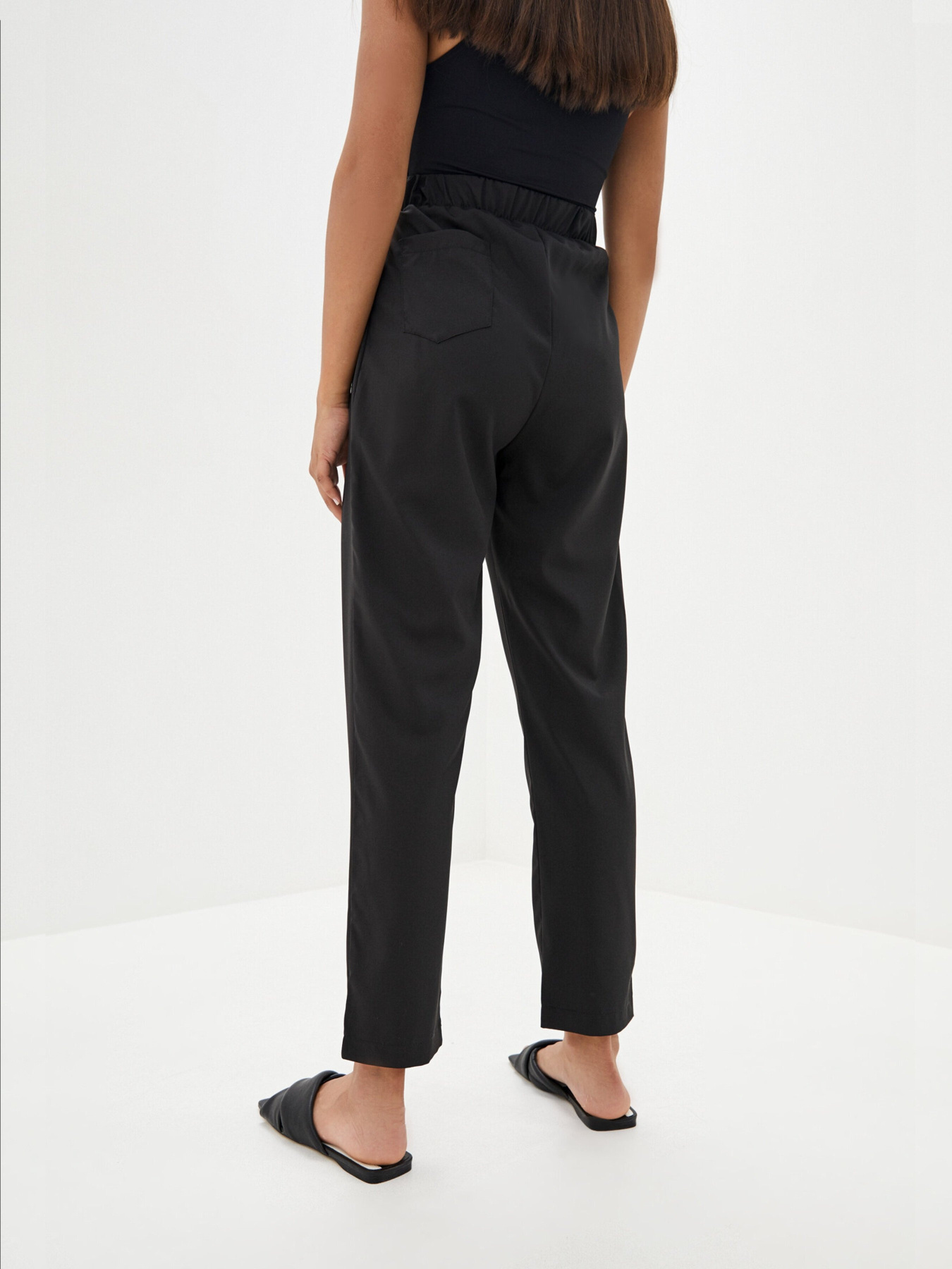 Брюки повседневные ISSA Plus модель 11753_черный Фото