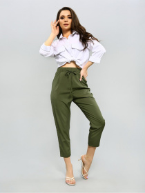 Повседневные штаны ISSA Plus модель 11600_хаки Фото