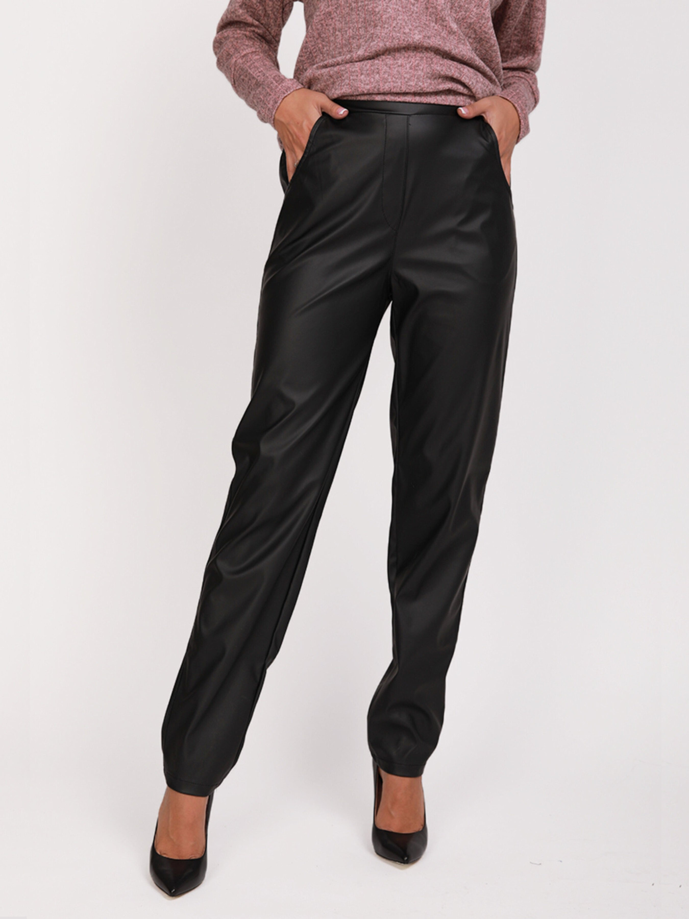 Брюки повседневные ISSA Plus модель 12140_черный Фото