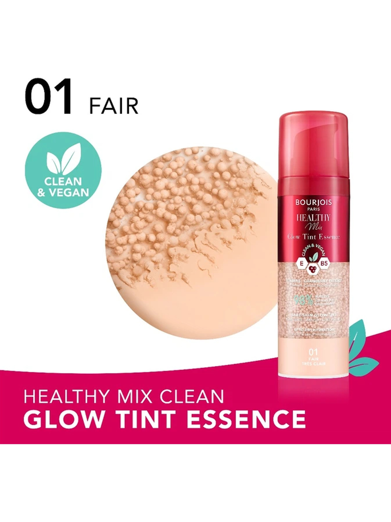 Тональная Основа Healthy Mix №001 Fair BOURJOIS модель 8000020727653 Фото