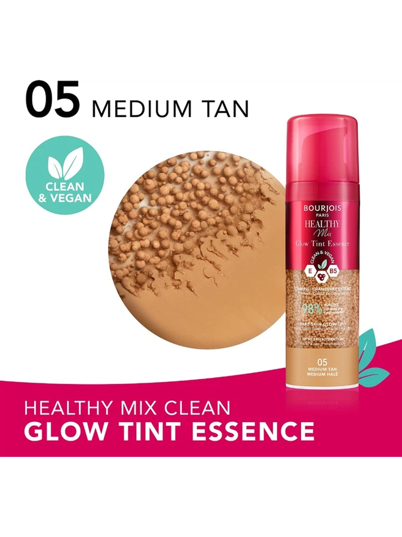 Тональная Основа Healthy Mix №005 Medium/Tan BOURJOIS модель 8000020727661 Фото