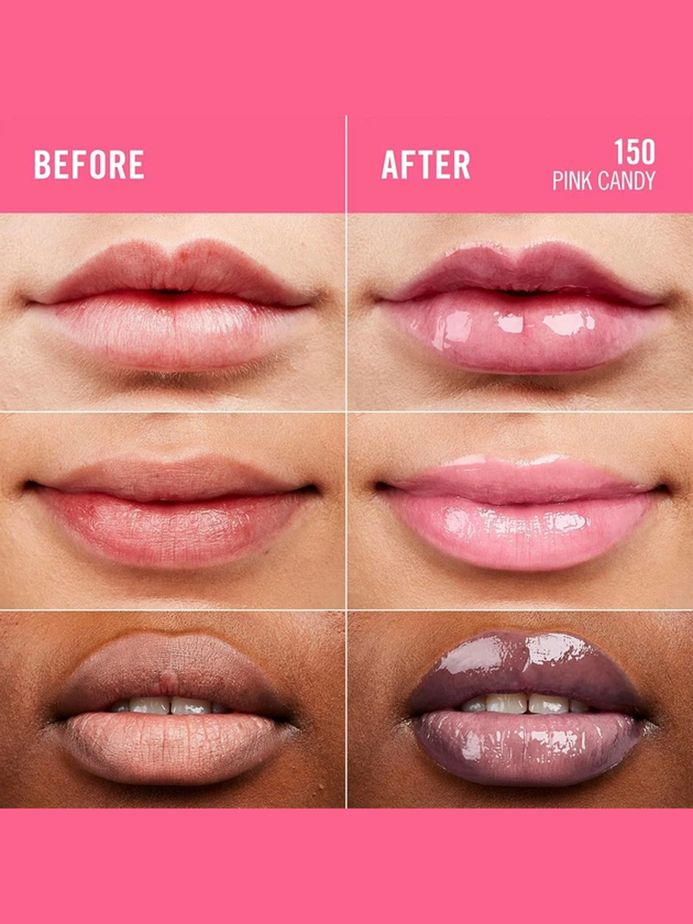 Блиск Для Губ Thrill Seeker Glassy Gloss №150 Pink Candy RIMMEL модель 8000020767083 Фото