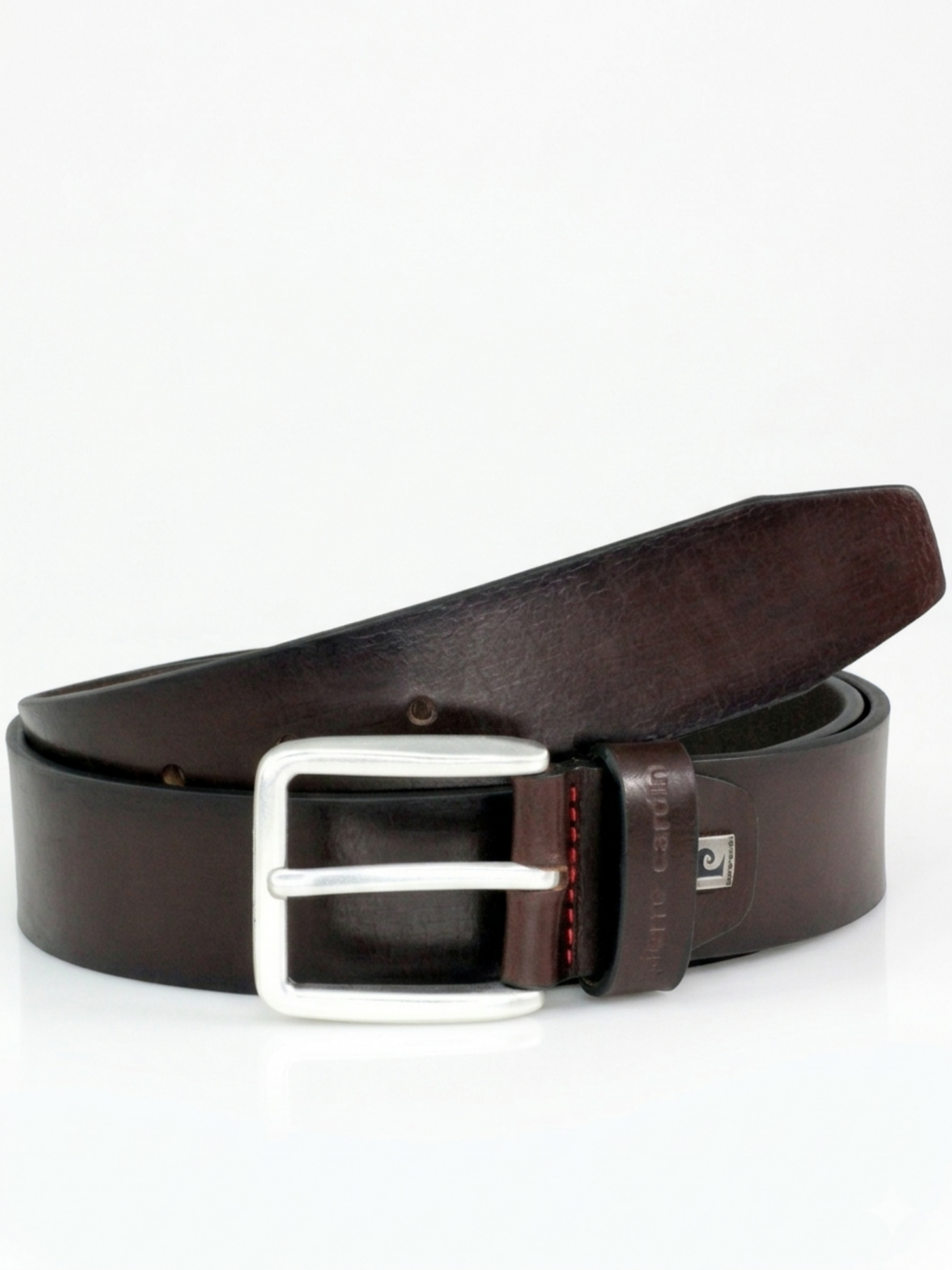 Мужской шоколадный кожаный ремень модель PC.-1070434 .23 Фото