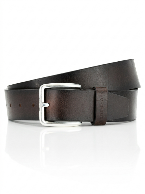 Мужской шоколадный кожаный ремень модель PC.-1070434 .23 Фото