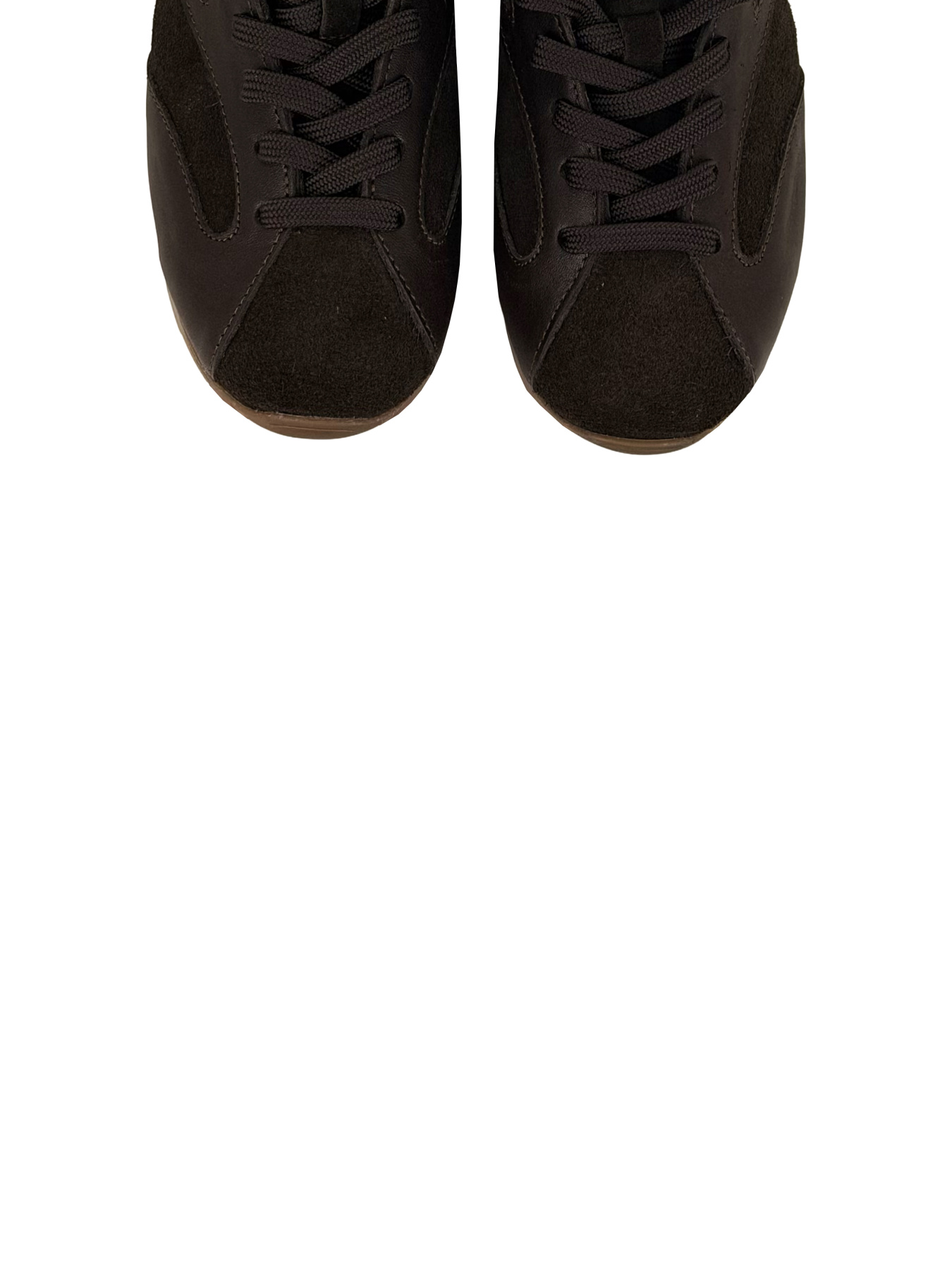 Кросівки коричневі з натурального спилку-замші та шкіри модель 2018_1 Кросівки коричневі з натурального спилку-замші та шкіри модель 2018_1 Фото