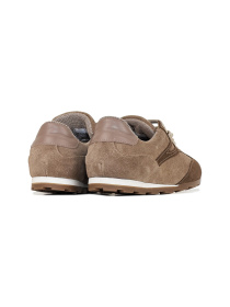 Кросівки коричнево-горіхові з натурального спилку-замші модель 2018_2 Фото