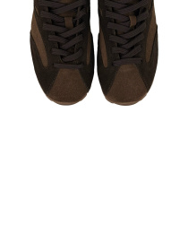 Кросівки світло-коричневі з натурального спилку-замші модель 2018_3 Фото