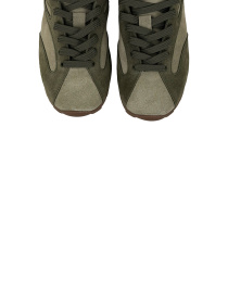 Кросівки зелені з натурального спилку-замші модель 2018_5 Кросівки зелені з натурального спилку-замші модель 2018_5 Фото