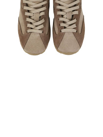 Кросівки бежеві з натурального спилку-замші модель 2018_6 Кросівки бежеві з натурального спилку-замші модель 2018_6 Фото