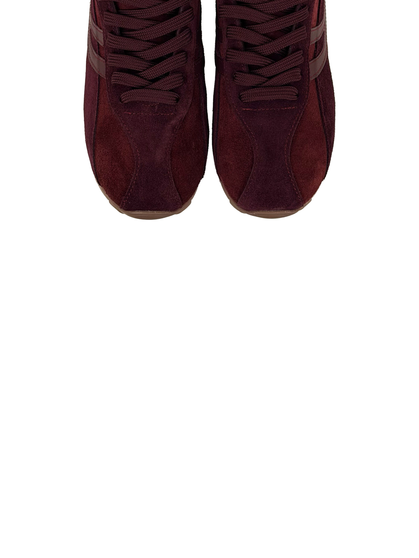Кросівки бордові з натурального спилку-замші модель 2026_3 Кросівки бордові з натурального спилку-замші модель 2026_3 Фото