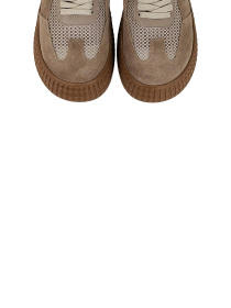 Кросівки горіхові з натурального спилку-замші та нейлонової сітки модель 2034_2 Кросівки горіхові з натурального спилку-замші та нейлонової сітки модель 2034_2 Фото