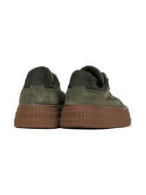 Кросівки зелені з натурального спилку-замші та нейлонової сітки модель 2034_3 Фото