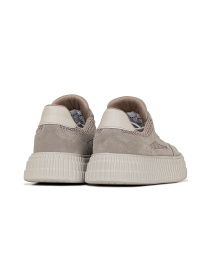 Кросівки молочні з натурального спилку-замші та нейлонової сітки модель 2034_4 Кросівки молочні з натурального спилку-замші та нейлонової сітки модель 2034_4 Фото