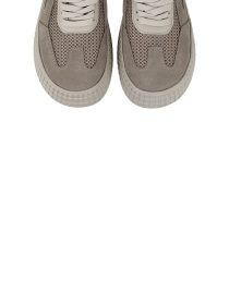 Кросівки молочні з натурального спилку-замші та нейлонової сітки модель 2034_4 Кросівки молочні з натурального спилку-замші та нейлонової сітки модель 2034_4 Фото