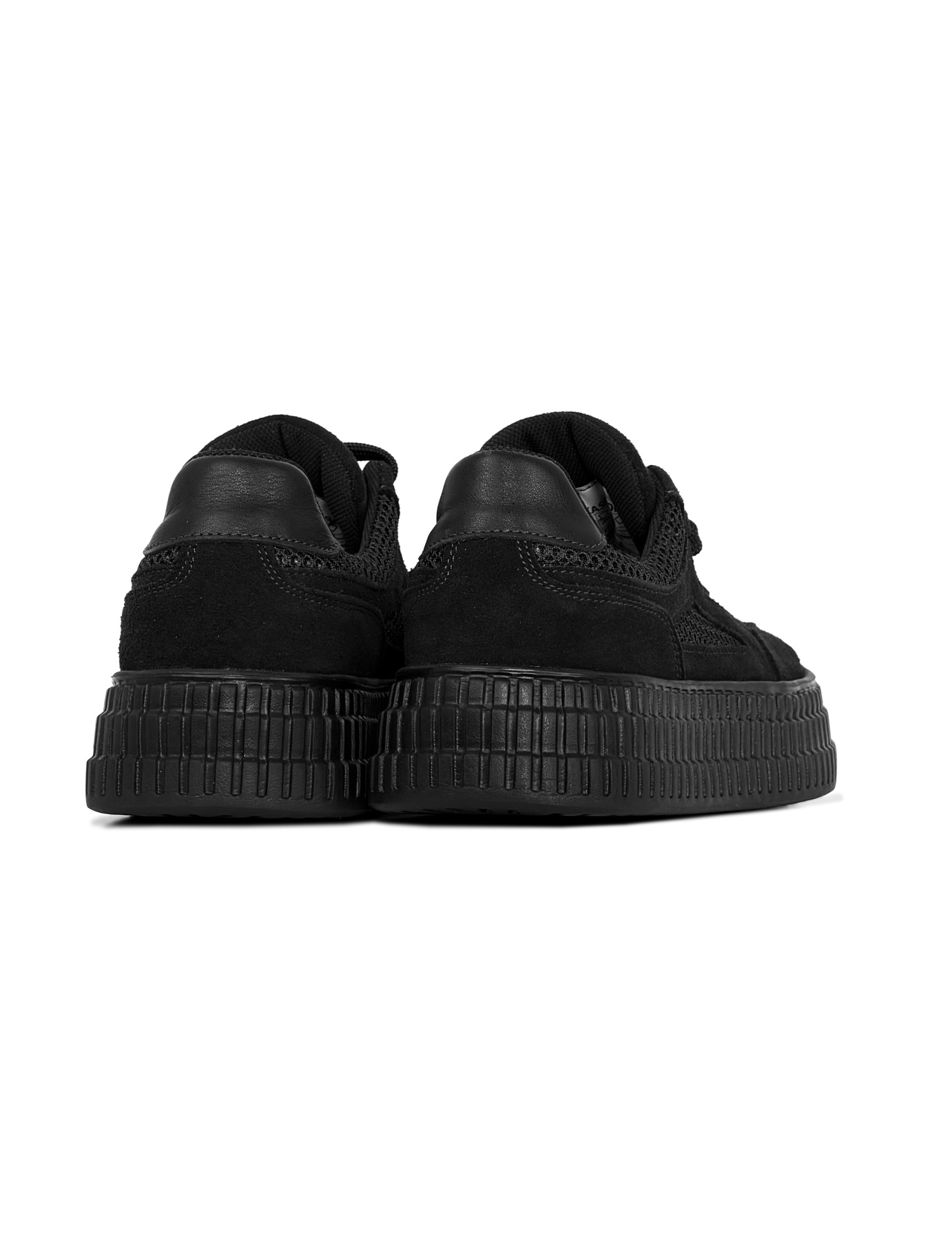 Кросівки чорні з натурального спилку-замші та нейлонової сітки модель 2034_6 Кросівки чорні з натурального спилку-замші та нейлонової сітки модель 2034_6 Фото