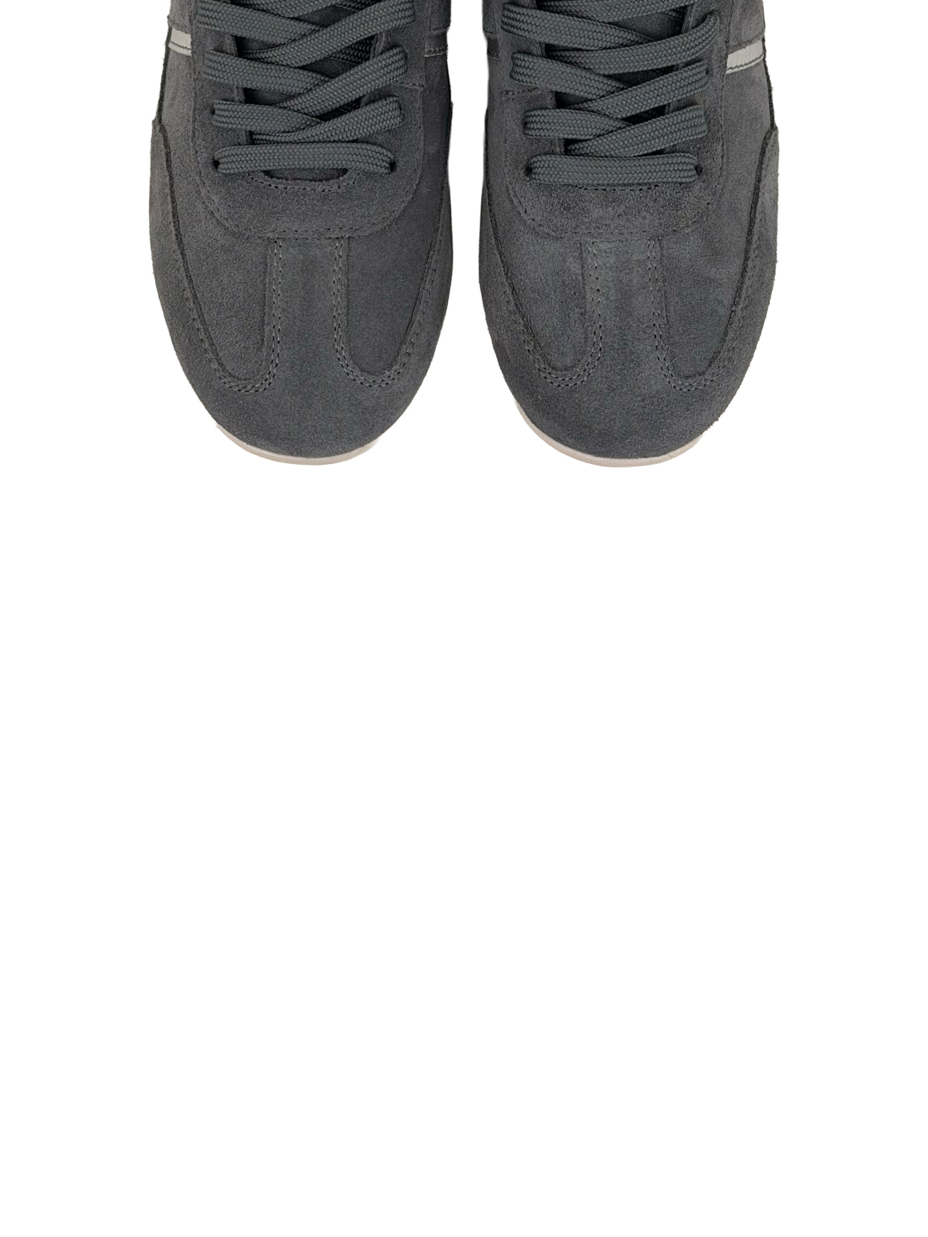 Кросівки темно-сірі з натурального спилку-замші модель 993_8 Фото