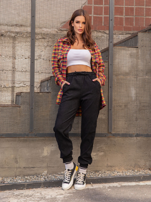 Джоггеры ISSA Plus модель 12854_черный Фото