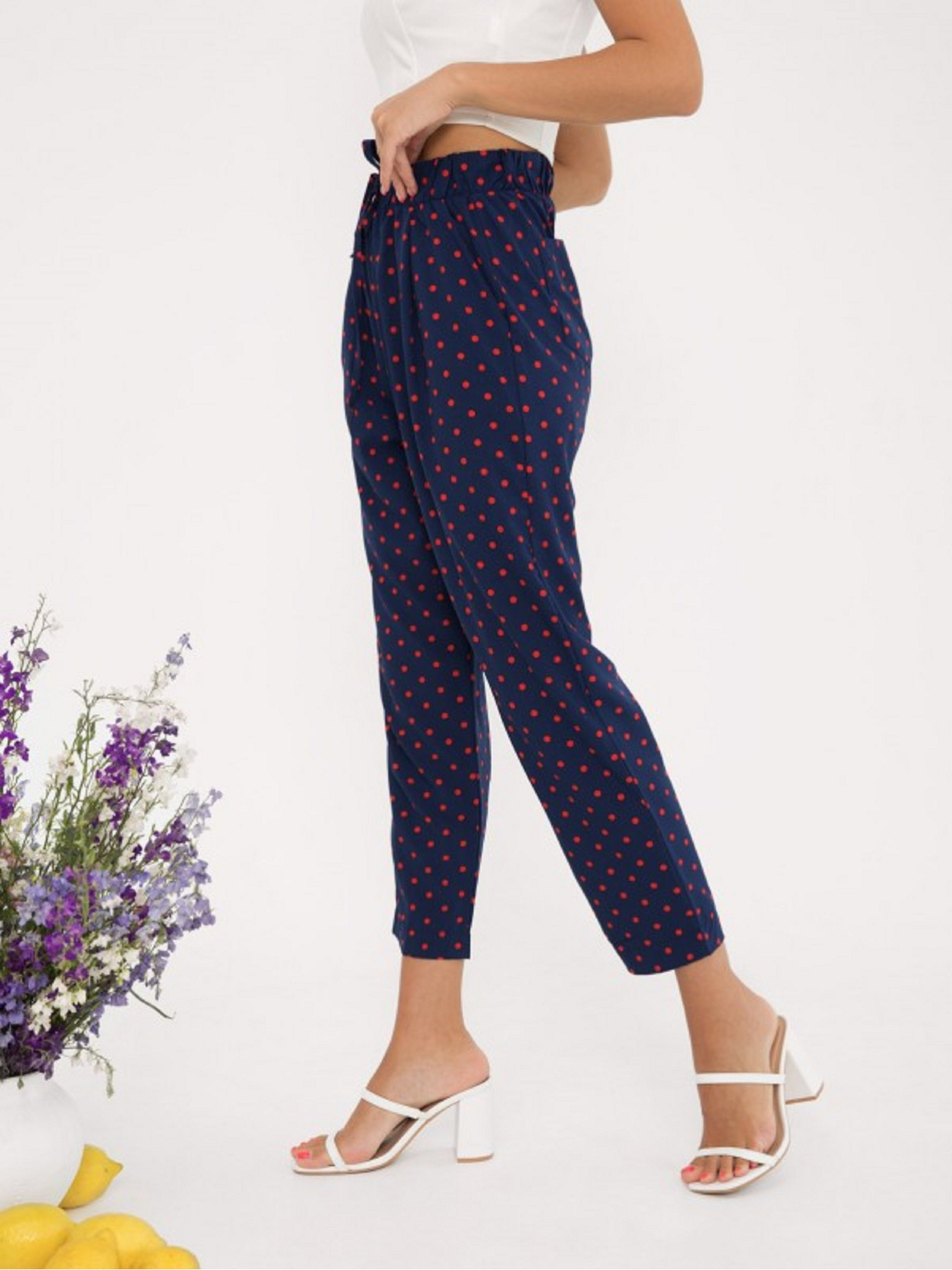 Повседневные штаны ISSA Plus модель 12605_синий Фото