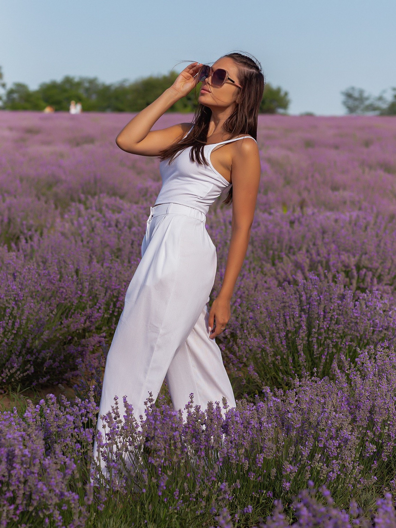 Повседневные штаны ISSA Plus модель 12593_white Фото