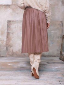 Спідниця міді ISSA Plus модель 11451_beige Фото