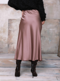 Юбка миди ISSA Plus модель 12355_darkbeige Фото