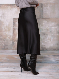 Спідниця міді ISSA Plus модель 12355_черный Фото