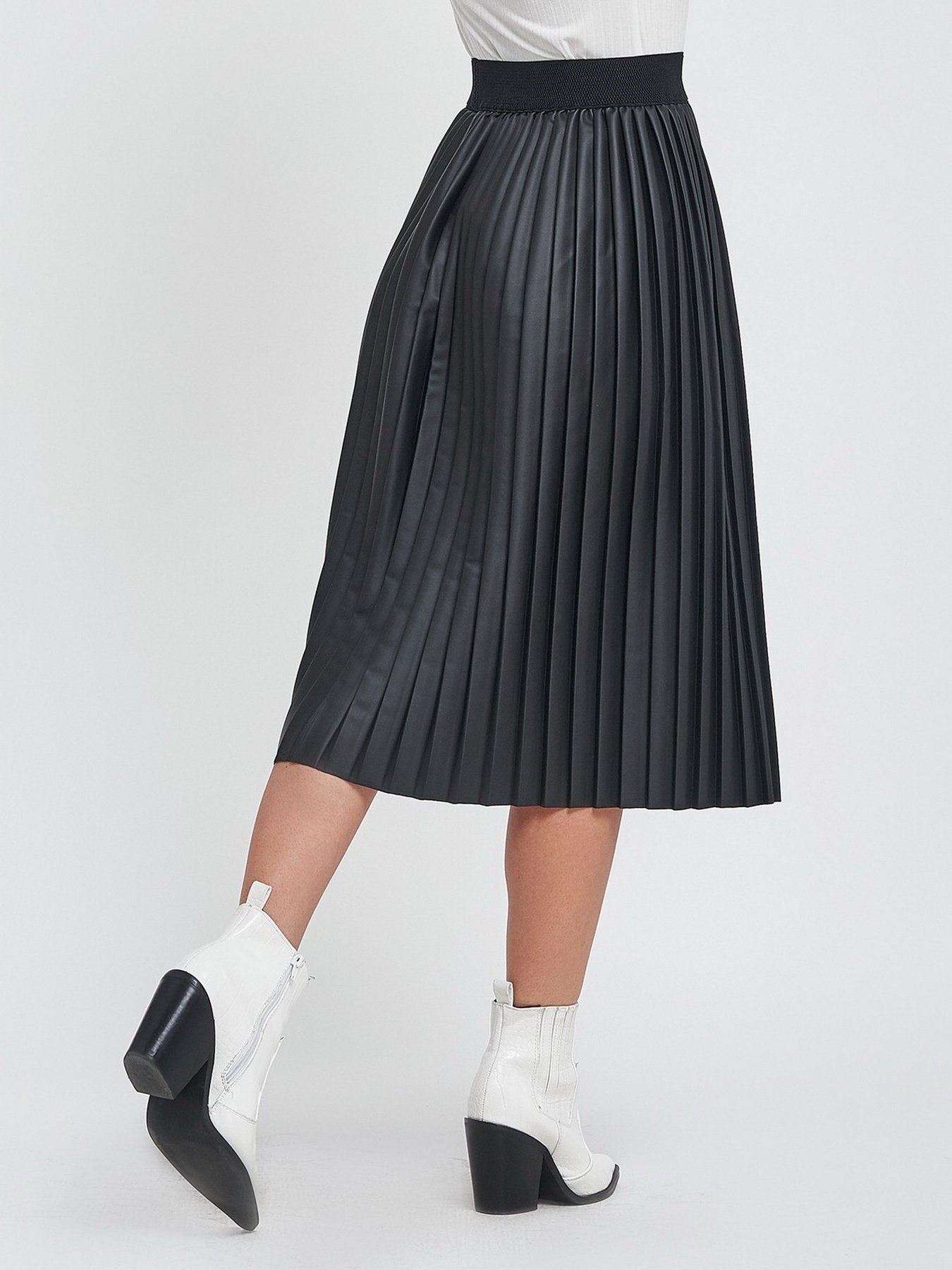 Юбка миди ISSA Plus модель 11451_black Фото