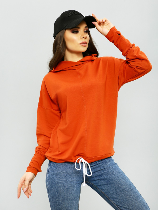 Худі ISSA Plus модель 11286_оранжевый Фото