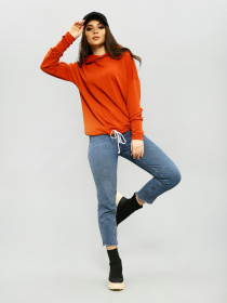 Худи ISSA Plus модель 11286_оранжевый Фото