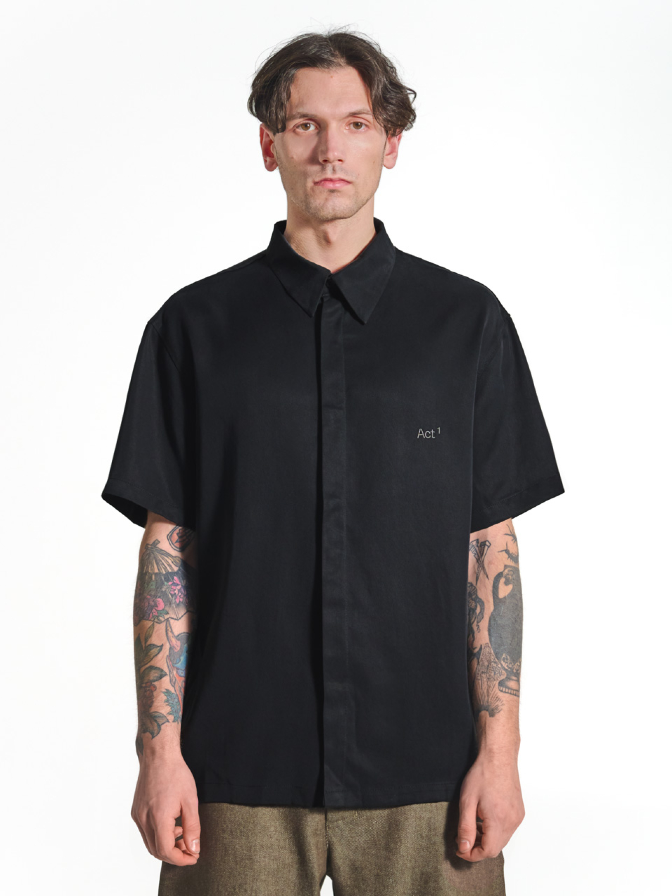 Рубашки Act.1 модель SS26031 Фото