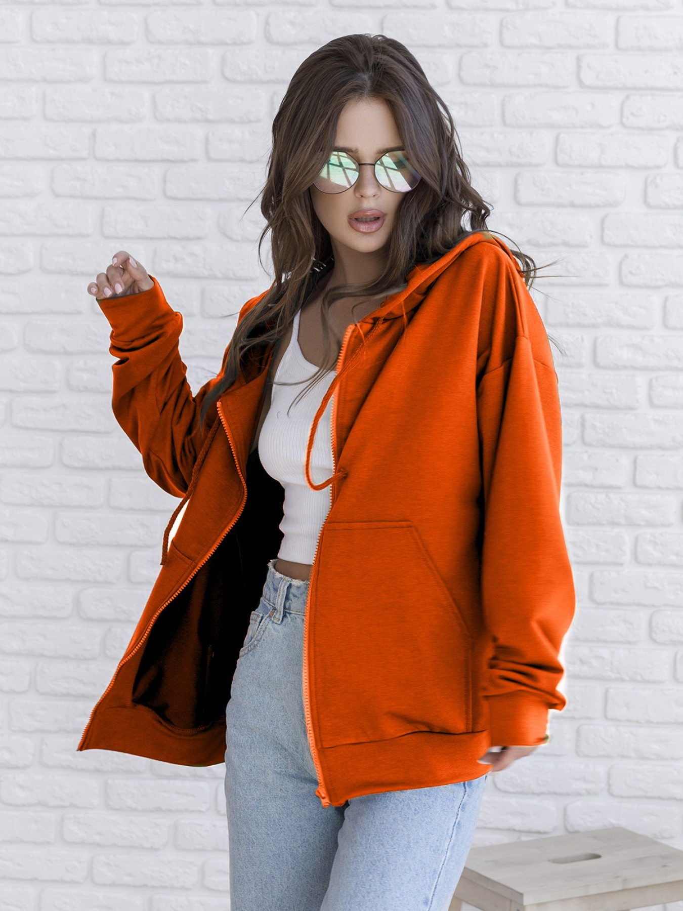 Кофта ISSA Plus модель 12145_terracotta Фото