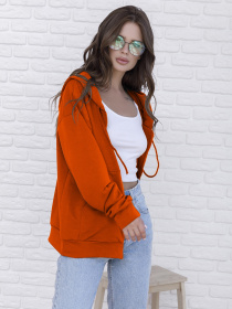 Кофта ISSA Plus модель 12145_terracotta Фото