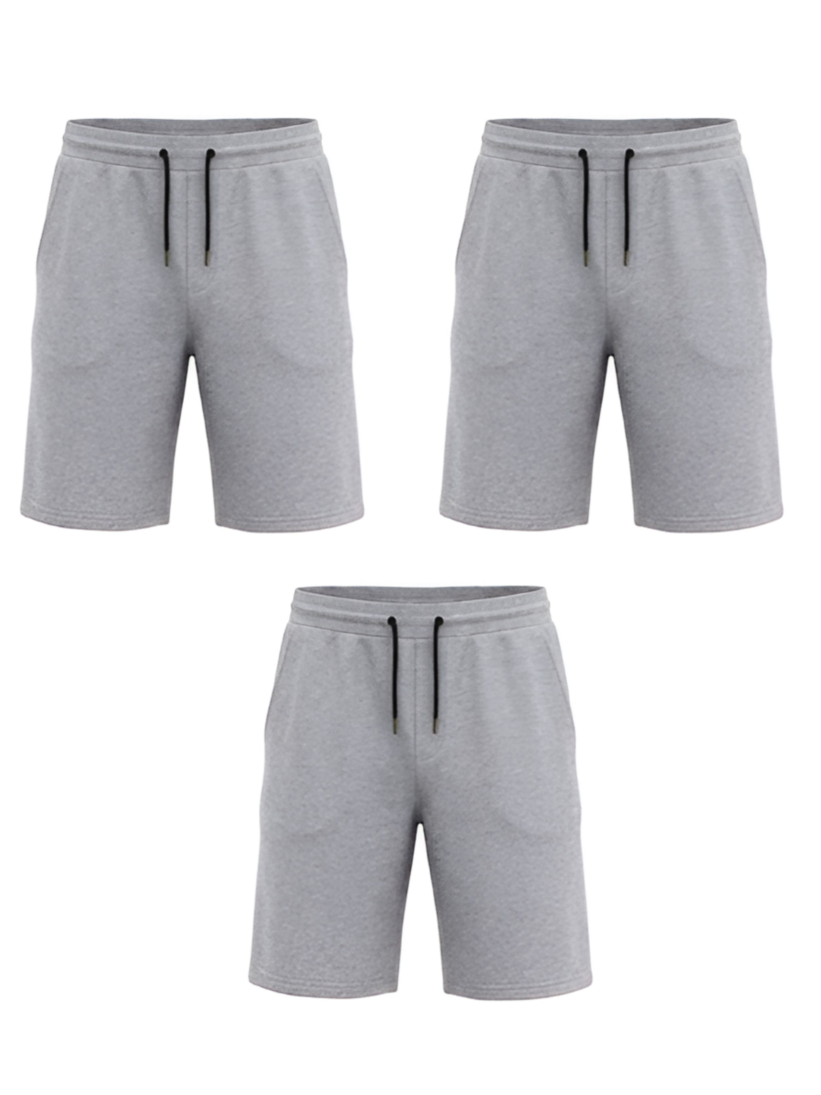 Чоловічі Повсякденні шорти Носи своє  (8429-104-pak3-srij) колір сірий, матеріал бавовна/поліестер