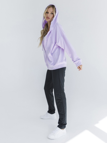 Кофта спортивна ISSA Plus модель 12145_lilac — фото 3 - INTERTOP