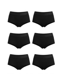 Комплект жіночих трусів-шортиків 6 шт Носи Своє Чорний (8395-036-pak6) модель 8395-036-pak6-chornij Фото