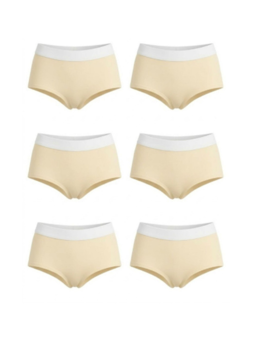 Комплект жіночих трусів-шортиків 6 шт Носи Своє  Бежевий (8395-036-pak6) модель 8395-036-pak6-vanlx Фото