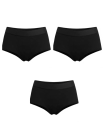 Комплект жіночих трусів-шортиків 3 шт Носи Своє Чорний (8395-036-pak3) модель 8395-036-pak3-chornij Фото