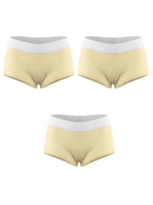 Комплект жіночих трусів-шортиків 3 шт Носи Своє Бежевий (8395-036-pak3) модель 8395-036-pak3-vanlx Фото