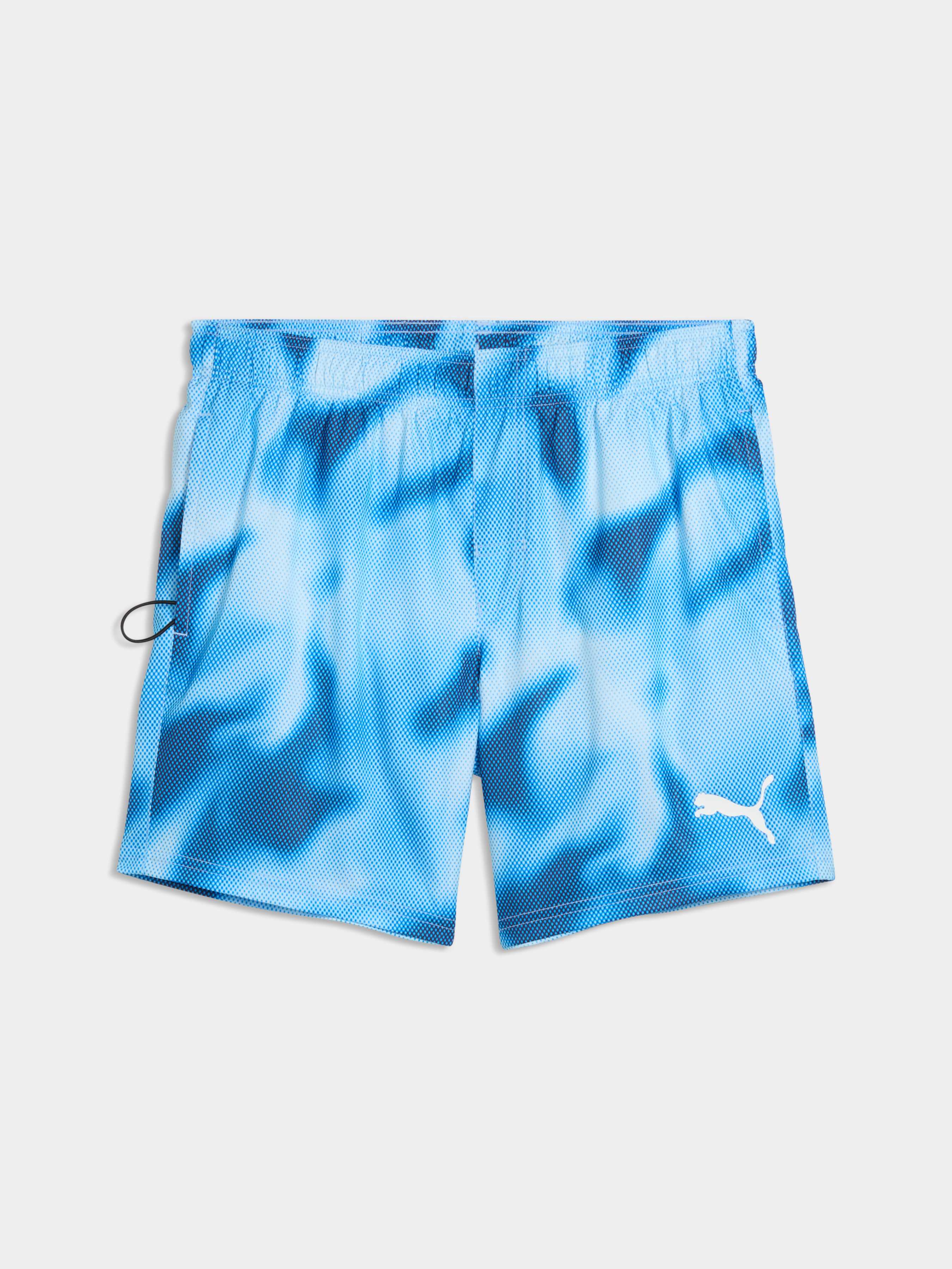 Чоловічі Шорти для плавання PUMA Swim Men Printed Raster (947515_02) колір синій, матеріал комбінований верх