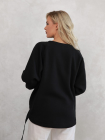 Свитшот ISSA Plus модель 12292_черный Фото