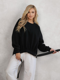 Свитшот ISSA Plus модель 12292_черный Фото