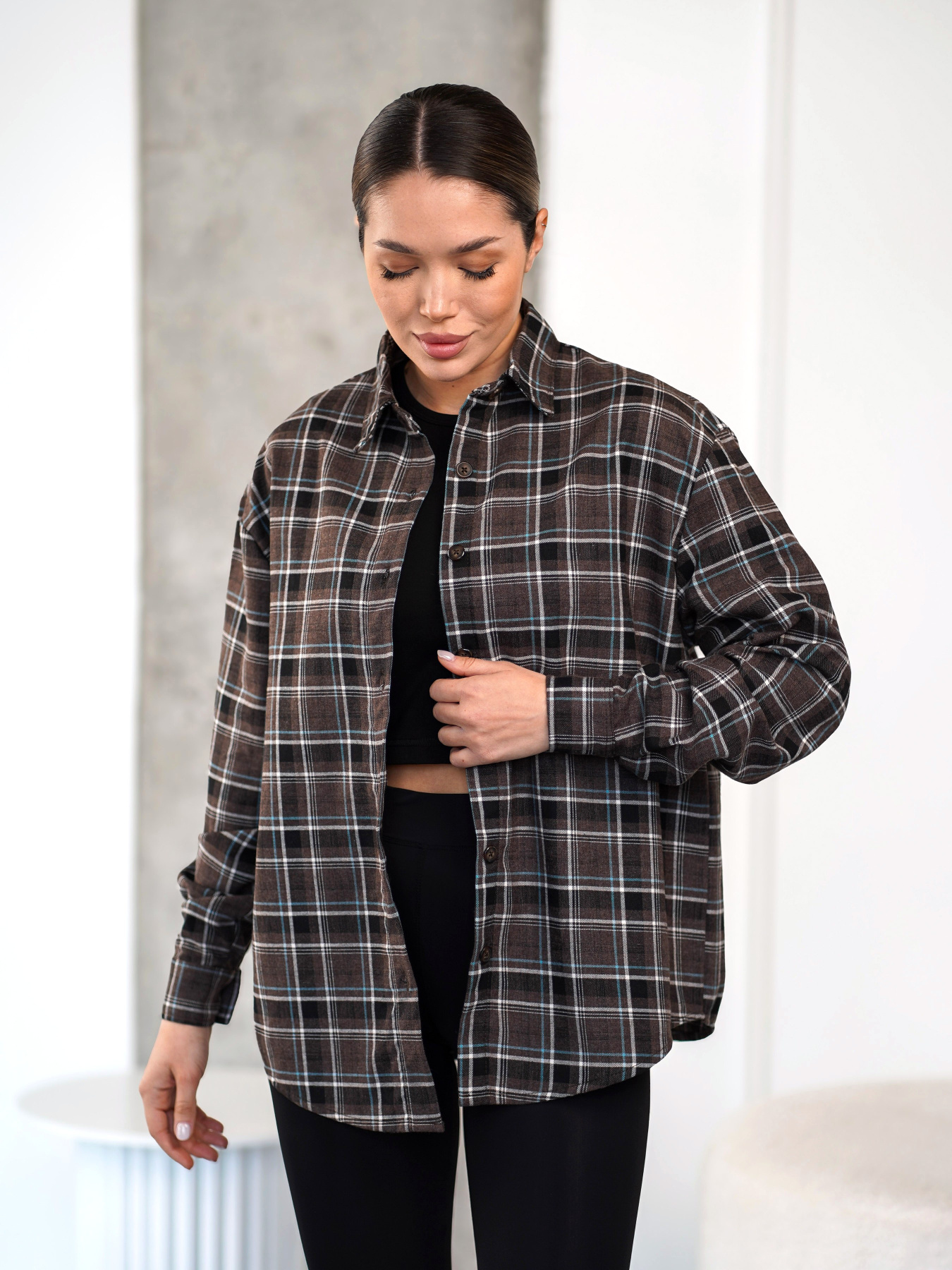 Рубашки TeamV модель 4466-3-FL Фото